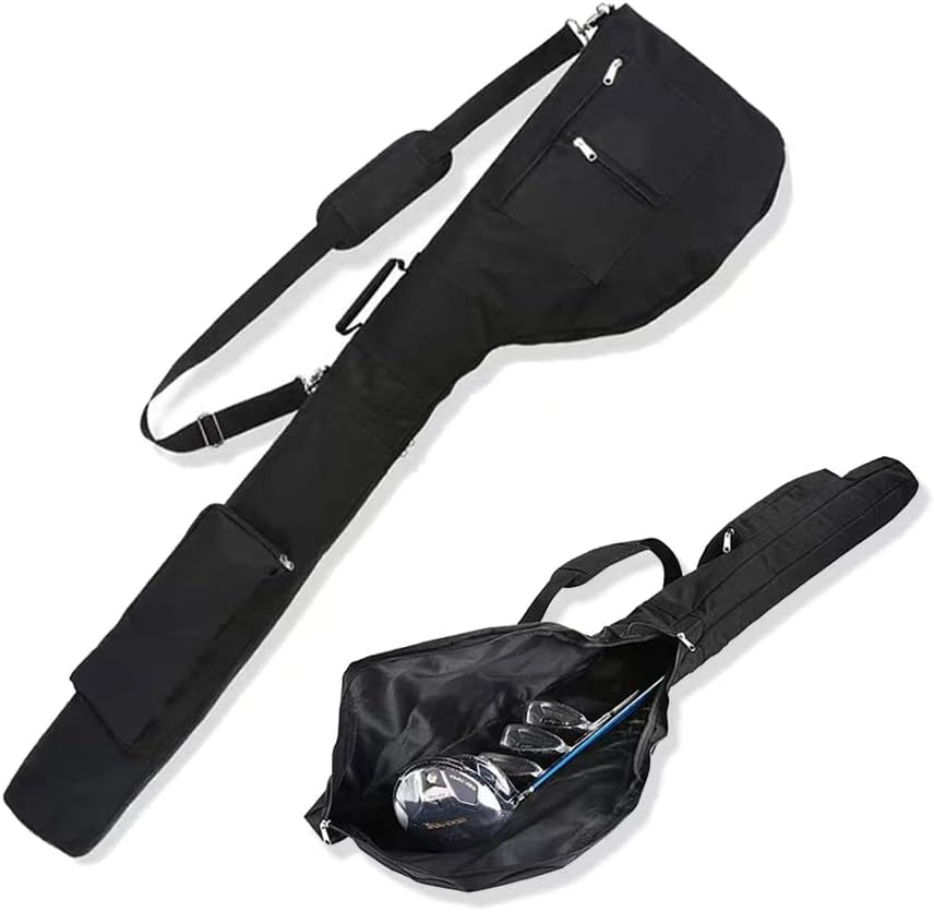 楽天市場】送料無料 軽量 ゴルフ クラブケース 練習用 大容量 8本以上