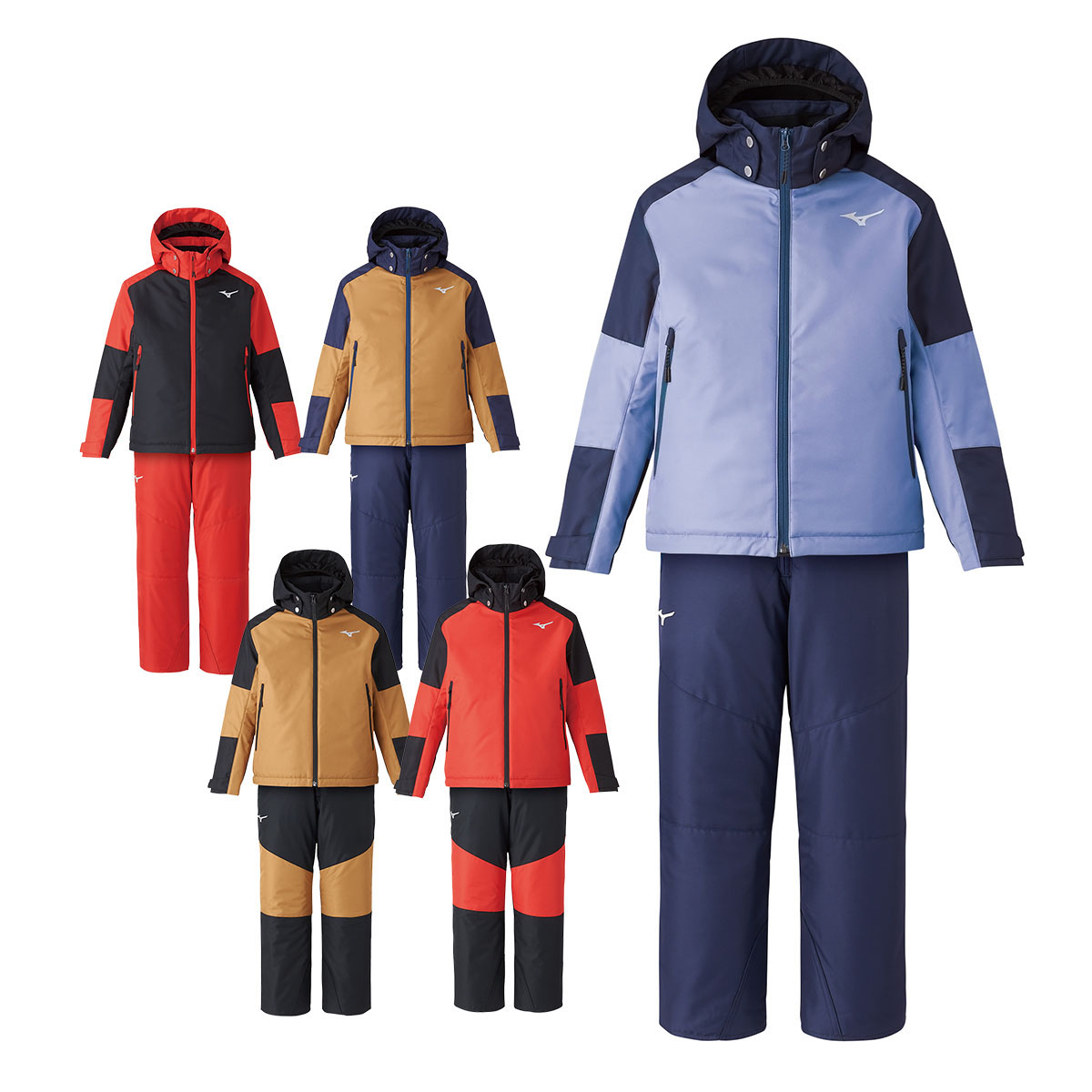 楽天市場】ミズノ ジュニア スキーウエア スキースーツ レッド