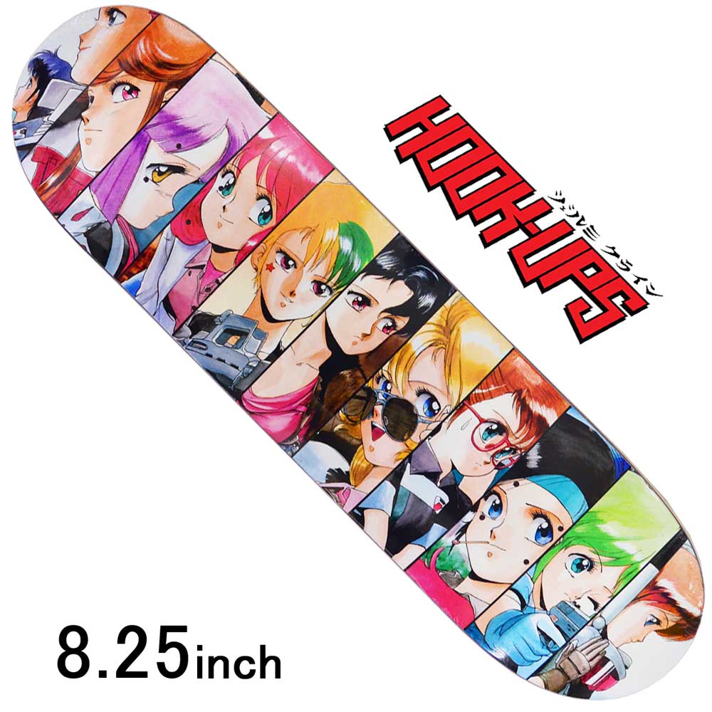 楽天市場】フックアップス │8.25インチ│ スケボー デッキ Hook Ups