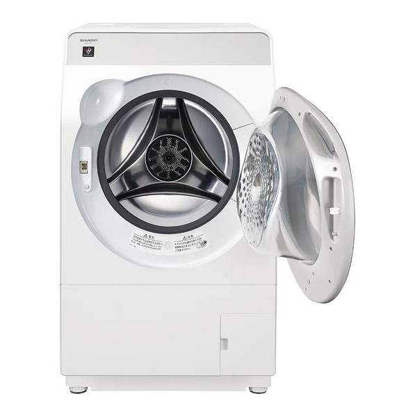 楽天市場】SHARPドラム式洗濯乾燥機 シルバー系 右開き ES-W114-SR