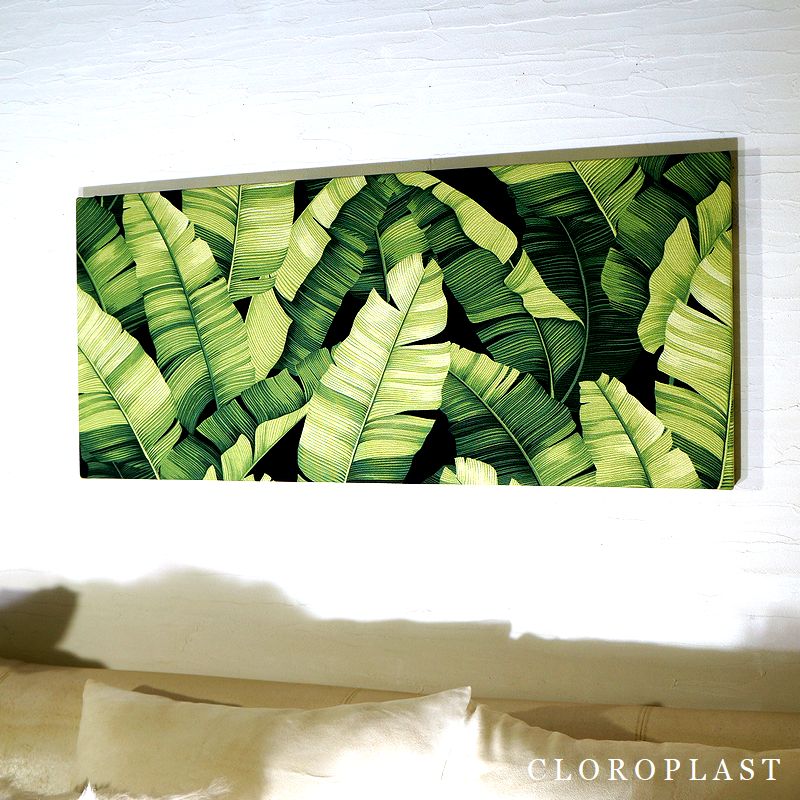 楽天市場】ファブリックパネル POKAI ライトグリーン系 120×40cm