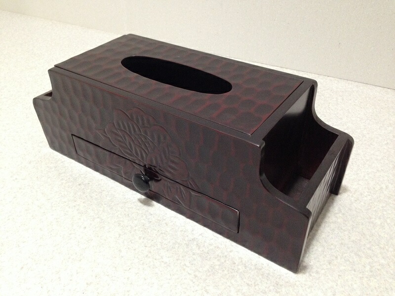 楽天市場】鎌倉彫調 リモコン入れ付きティッシュケース 38×15.5cm