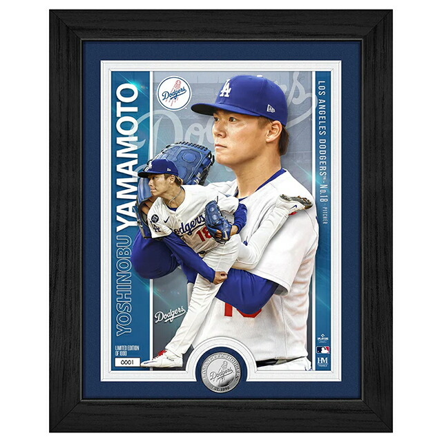 楽天市場】山本由伸 直筆サイン入り 8x10フォト 額装 / Yoshinobu