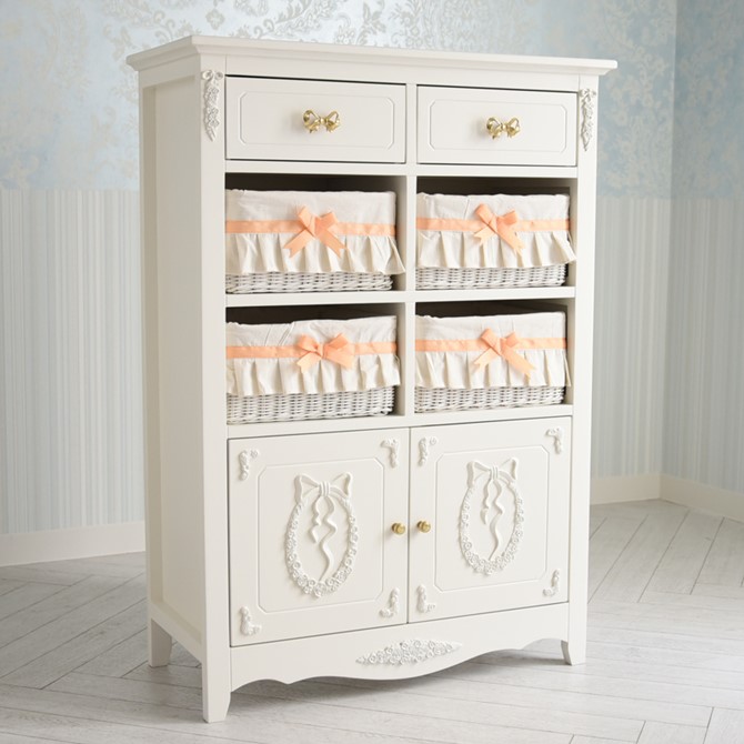 楽天市場】△6月末入荷予定△ ロココ 調 キャビネット アンティーク 調