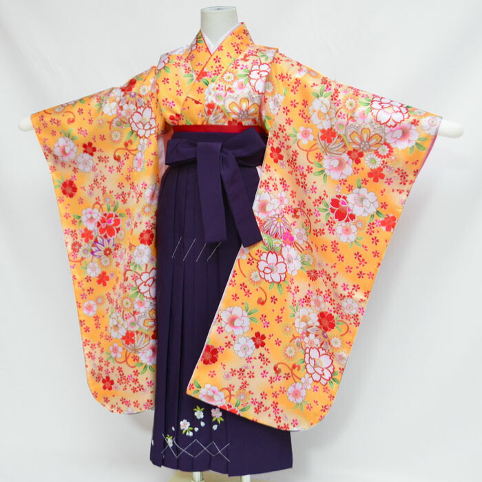 楽天市場】七五三 卒園式 着物 袴 セット 7歳着物と袴セット 総絞り柄