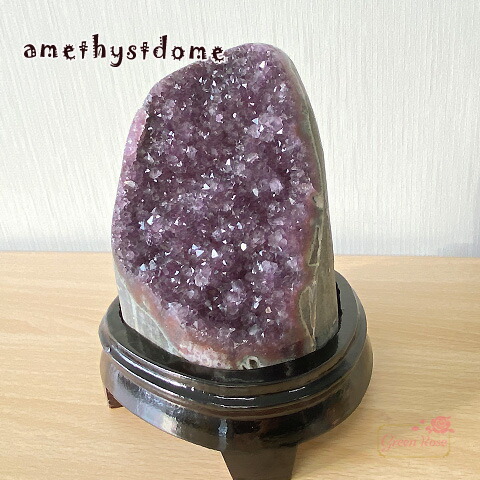 楽天市場】天然石 アメジスト ドーム クラスター パワーストーン 紫