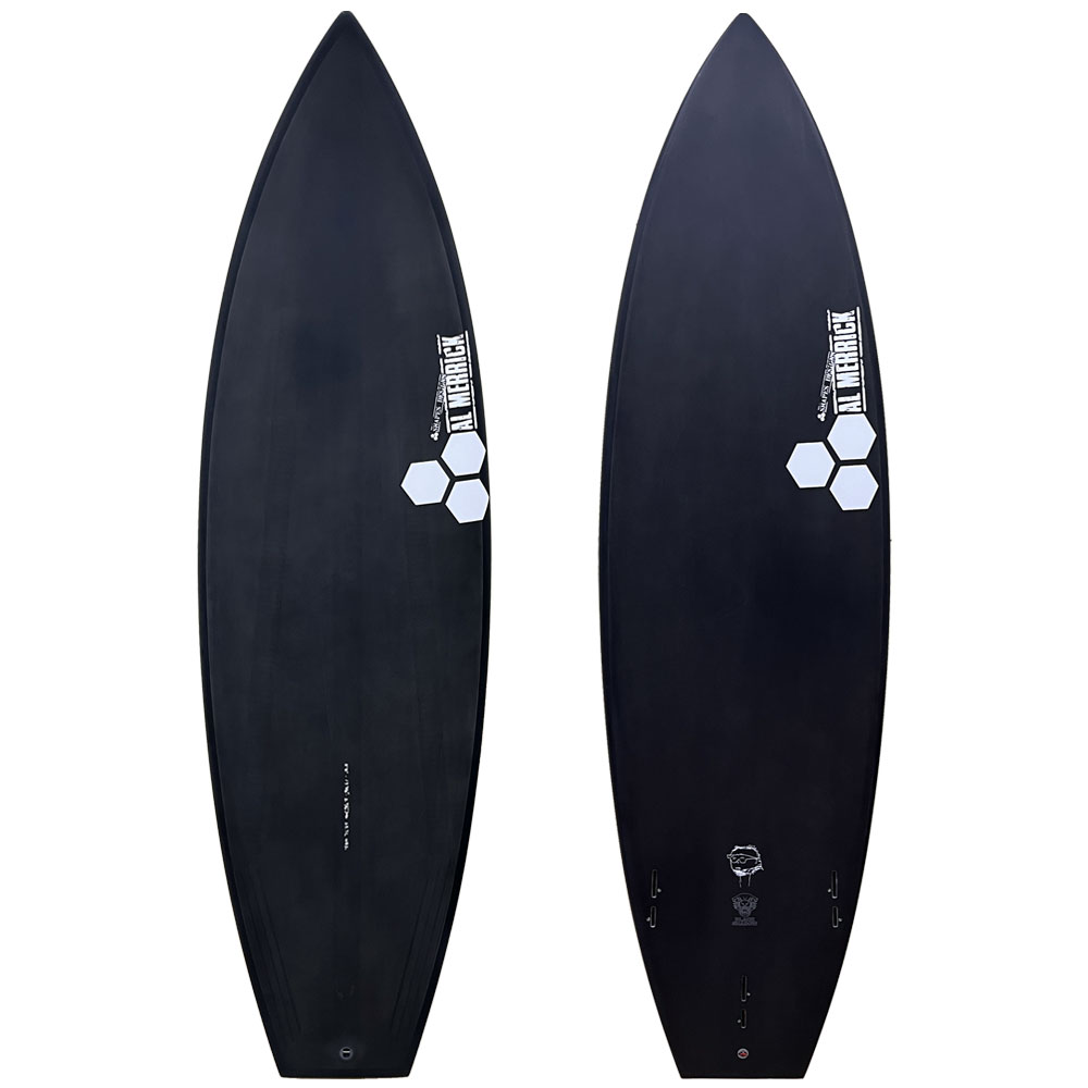 アルメリック ブラックペイント ショートボード 5'6 PU FCSフィン付属