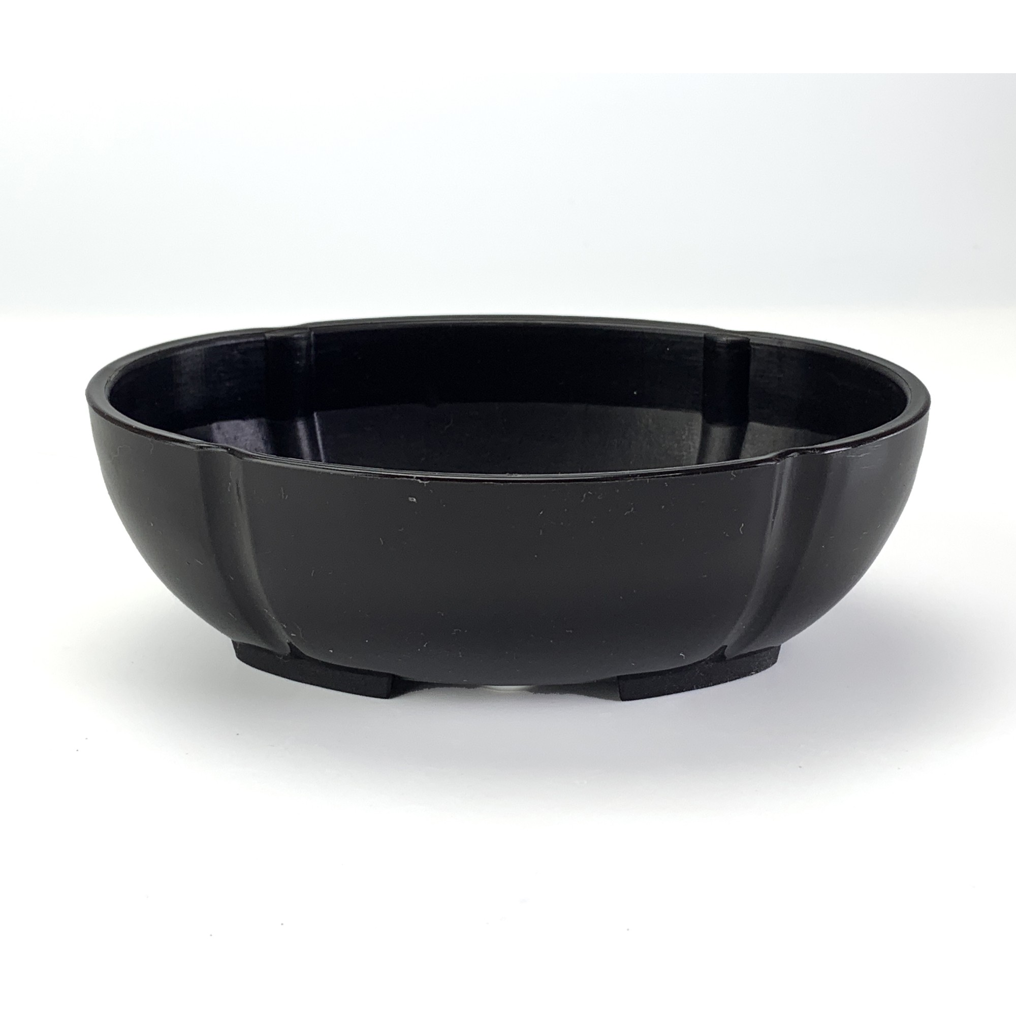 楽天市場】プラ鉢 4号 小判型浅鉢 こげ茶 幅12.4cm×奥行9cm×高さ4cm