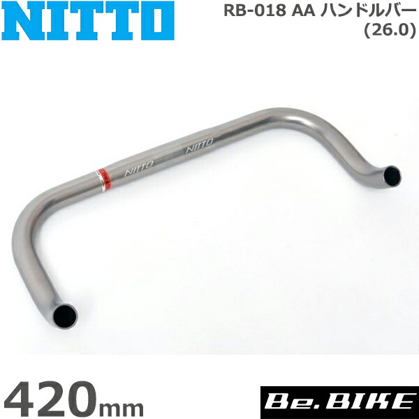 楽天市場】NITTO(日東) RB-030 SSB ハンドルバー(31.8mm) シルバー