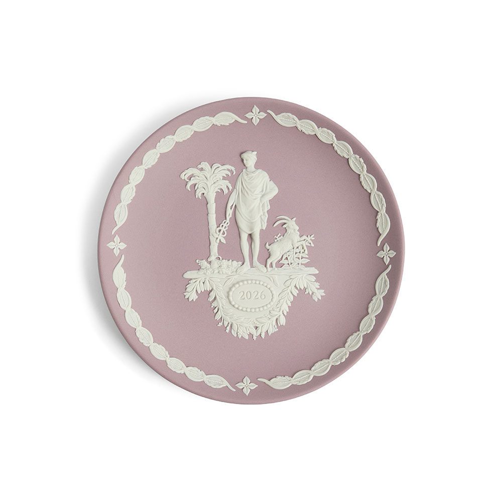 楽天市場】ウェッジウッドのイヤープレート ジャスパーウェア イヤー