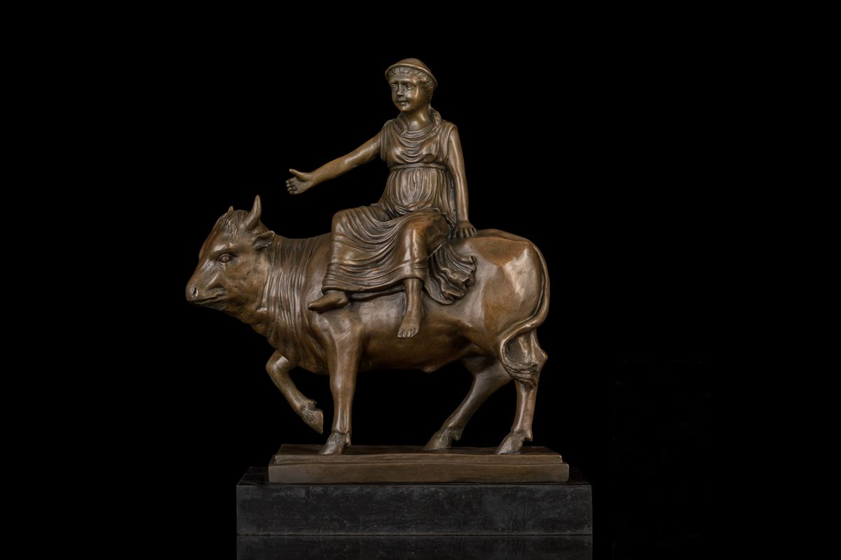 楽天市場】少女 子犬 ブロンズ像 『 友 』彫刻家 郡順治 通販 販売