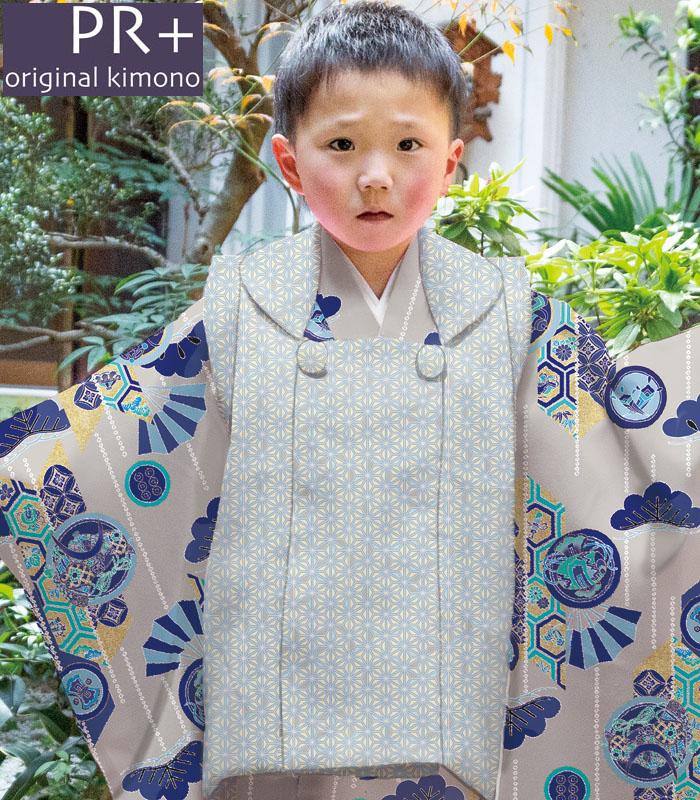 楽天市場】七五三 753 着物 3歳 男の子 被布セット PR＋ ブランド