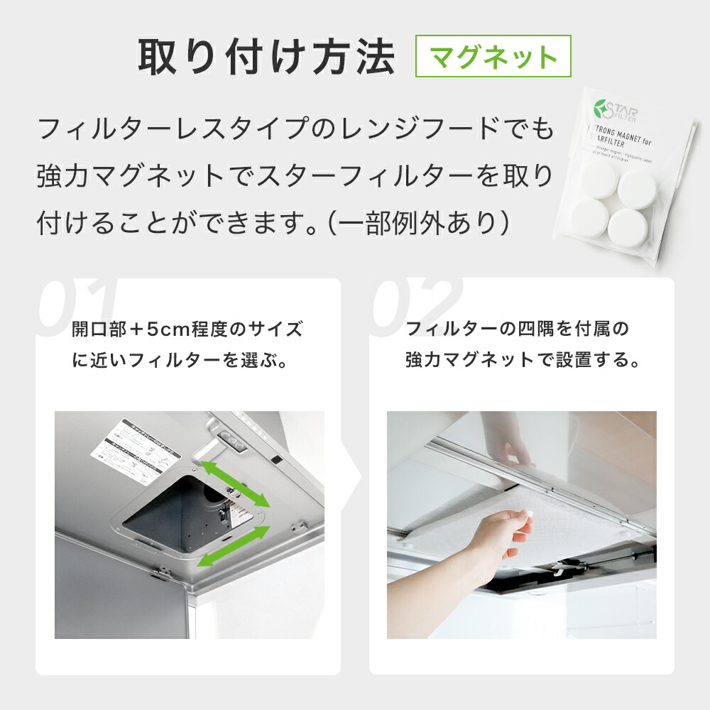 楽天総合1位】 スターフィルター 換気扇フィルター レンジフード