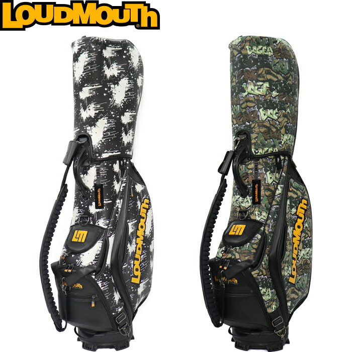 楽天市場】LOUDMOUTH ラウドマウス LM-CB0030 キャディバッグ Hunnids
