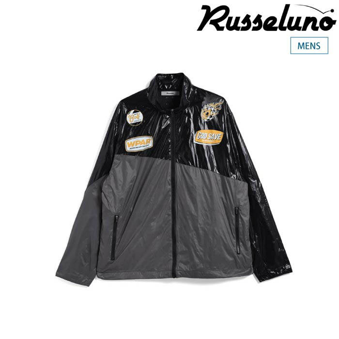 楽天市場】Russeluno ラッセルノ ゴルフウェア メンズ COLLEGE S/S