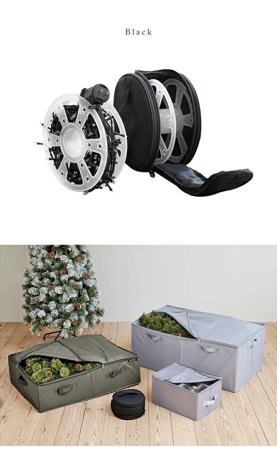 公式 Alsace(R) 正規品】クリスマスツリー 収納バッグ 2025ver.【M / L