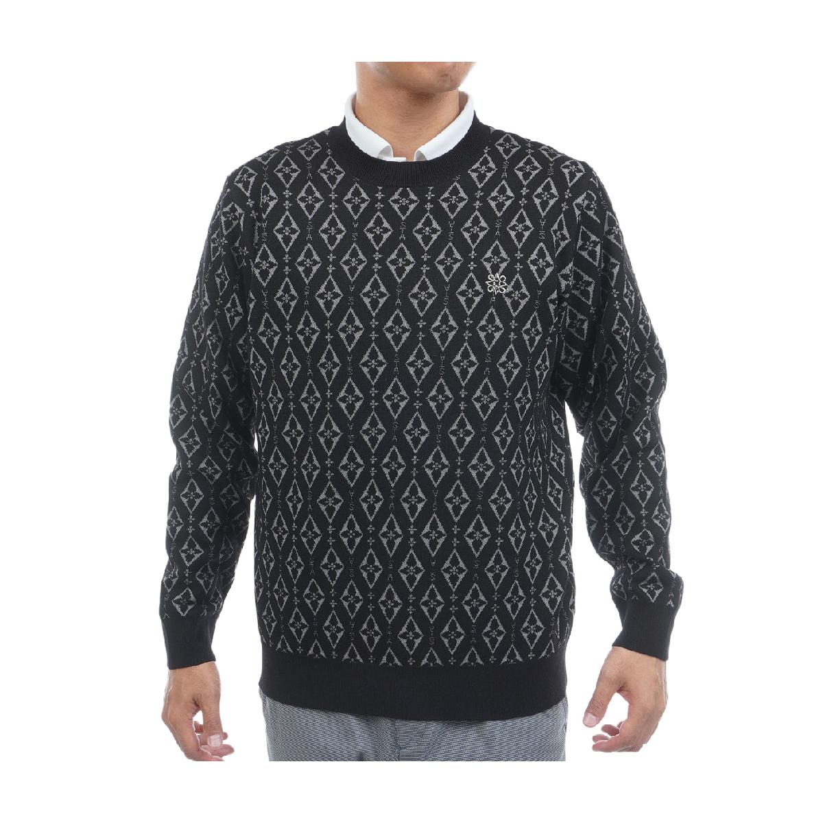 楽天市場】セントアンドリュース タートルネックセーター 黒 ロゴ白