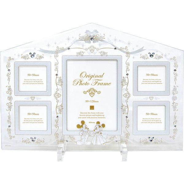 楽天市場】ディズニーブライダル フレーム ファミリー 5窓 約31.4×21.8