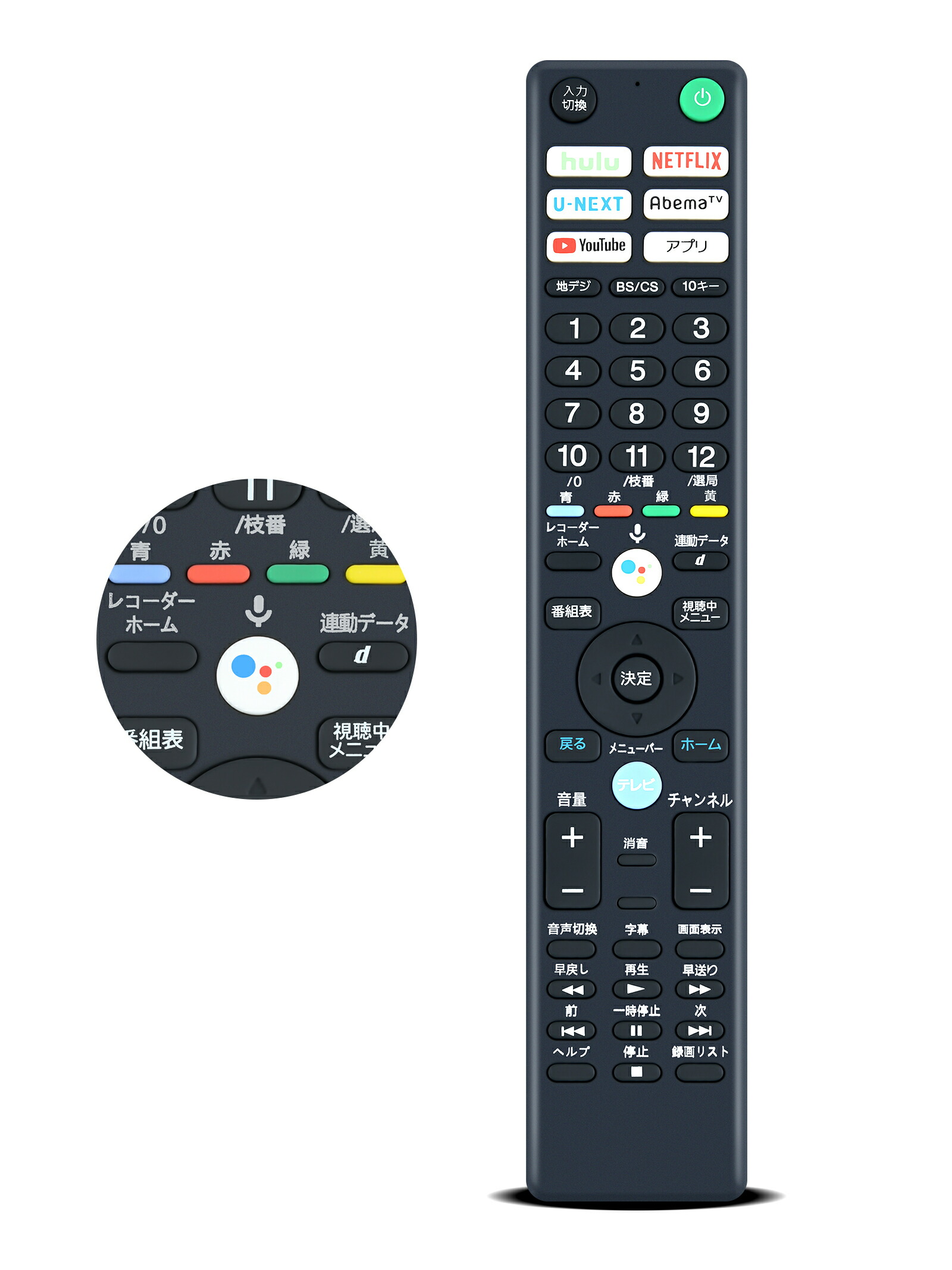 楽天市場】テレビリモコン RMF-TX421J ソニー 代用 SONYテレビリモコン