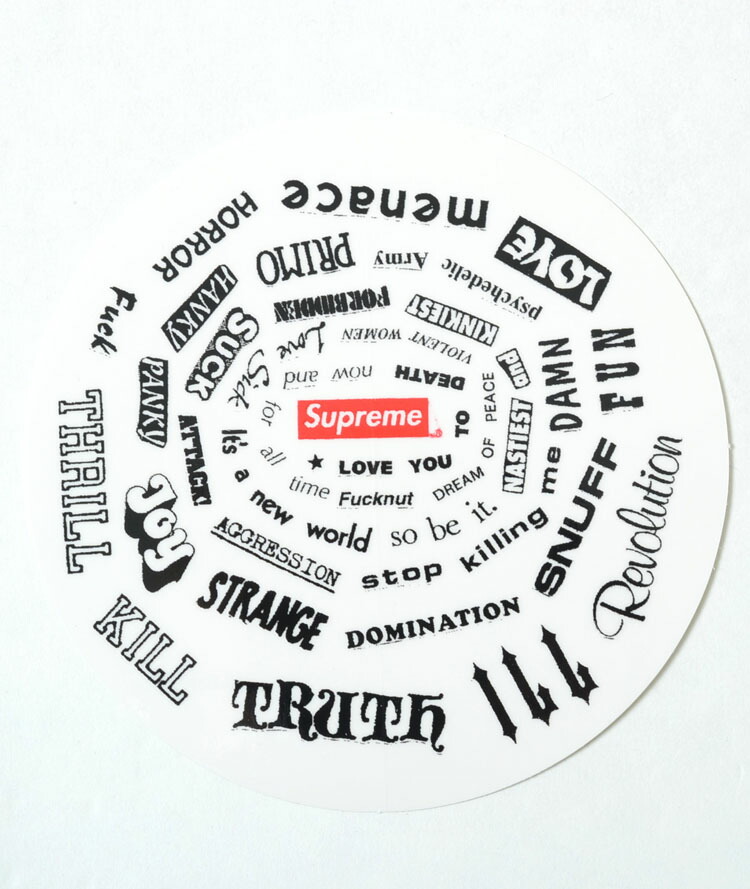 楽天市場】Supreme Burberry Box Logo Sticker シュプリーム