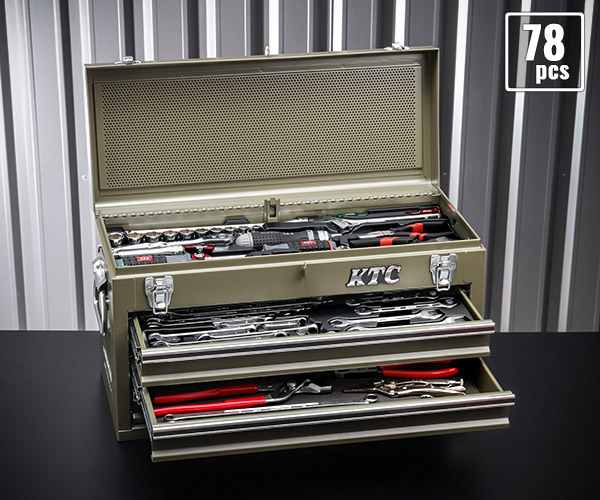 楽天市場】KTC SK39120XODEM 9.5sq. 91点工具セット オリーブドラブ