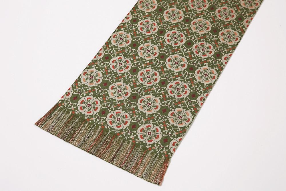 楽天市場】【ふるさと納税】経錦テーブルセンター3号【獅子狩文錦