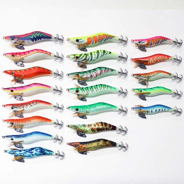 楽天市場】メール便送料無料 エギ セット 20本 2.5/3.0号各10本