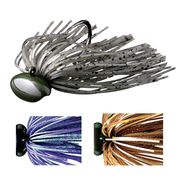 楽天市場】【全5色】デプス ヘッドロックジグ 3/4oz シリコンスカート