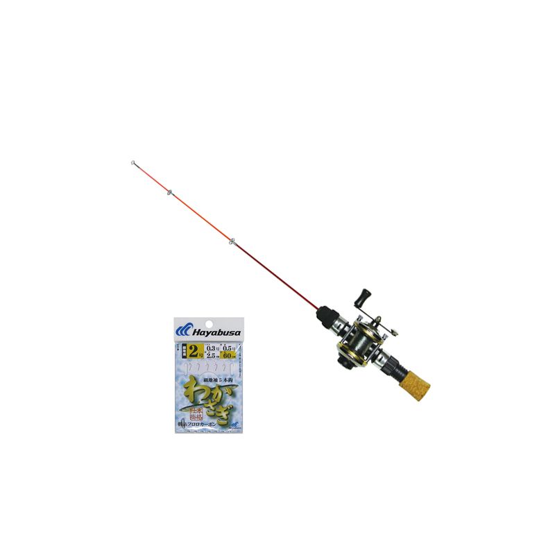 楽天市場】釣り竿 ワカサギ竿 リールセット ソリッド 釣り わかさぎ