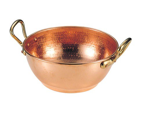 楽天市場】純銅 外輪鍋 打ち出し鍋】UE-S27 内寸270mm×深さ105mm
