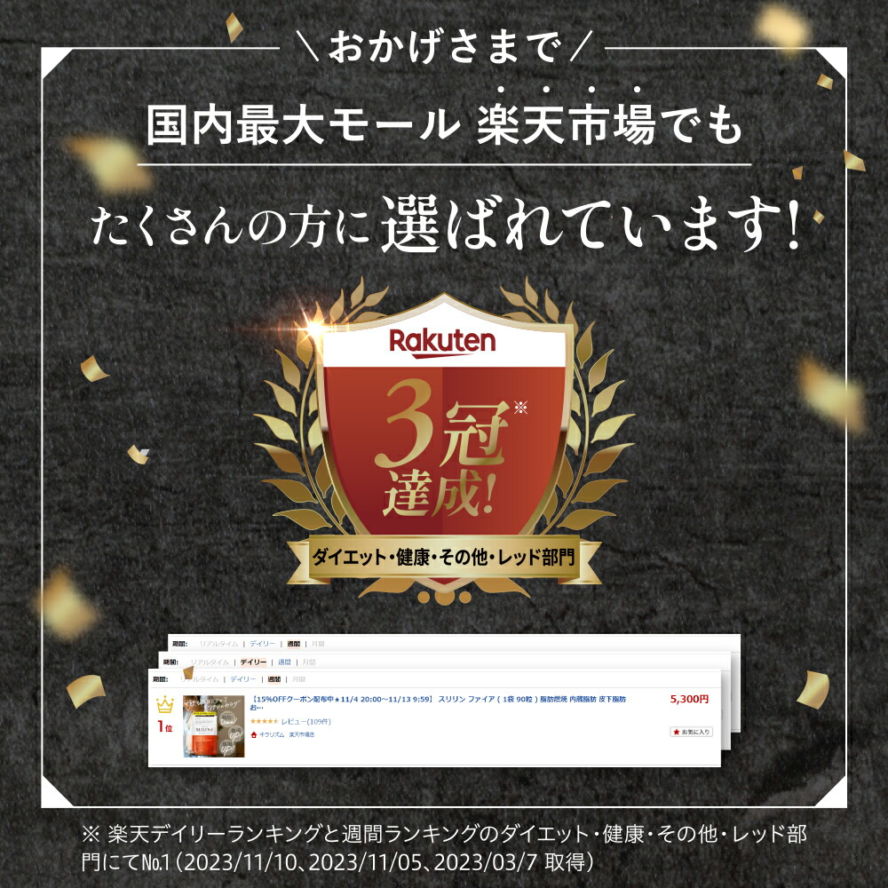 スリリン ファイア ( 1袋 90粒 ) 温活 脂肪燃焼 ダイエットサプリ
