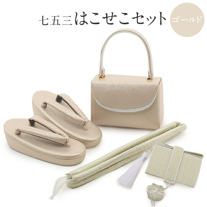 楽天市場】七五三 はこせこセット 7歳 4点セット 21cm シルバー