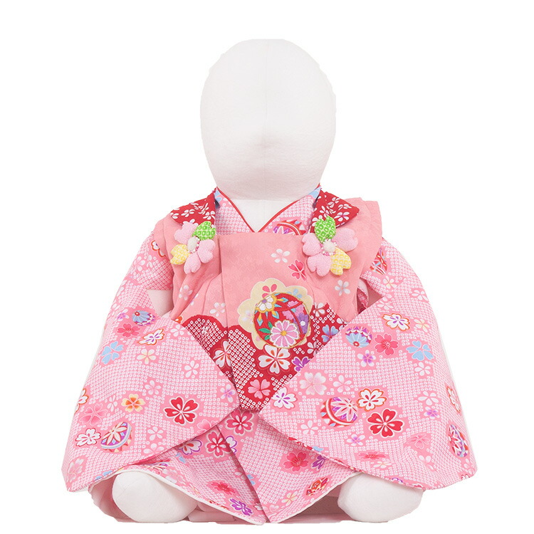 楽天市場】【レンタル】ベビー着物 /353 花/まり / 女の子 ひな祭り