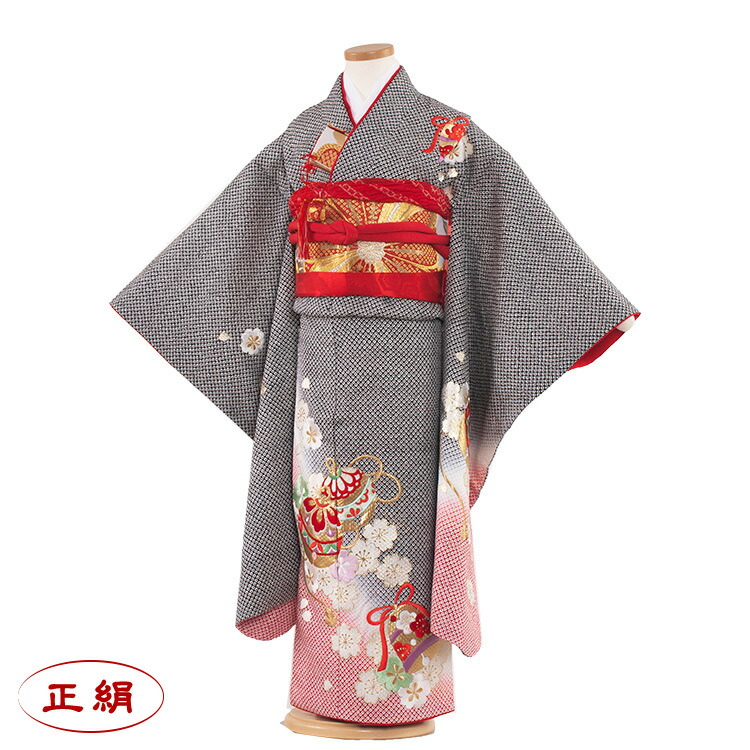 楽天市場】【レンタル】七五三 7歳 女の子 アンティーク着物 【正絹