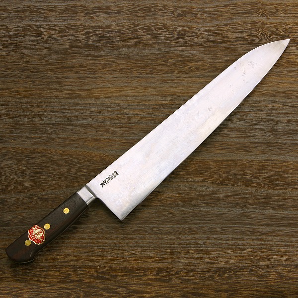 楽天市場】源 助久 牛刀 150mm スウェーデン鋼 共口金付き ツバ付き