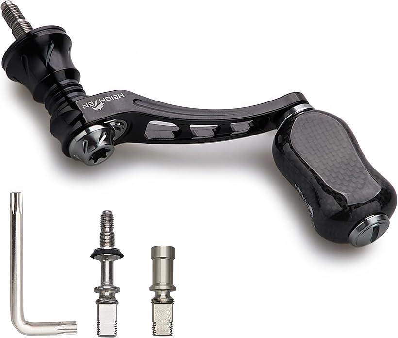 楽天市場】可変 リール ハンドル 19mm アルミ ノブ 搭載 シマノ ダイワ