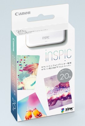 楽天市場】CANON(キヤノン) iNSPiC インスピック 用ZINKフォトペーパー