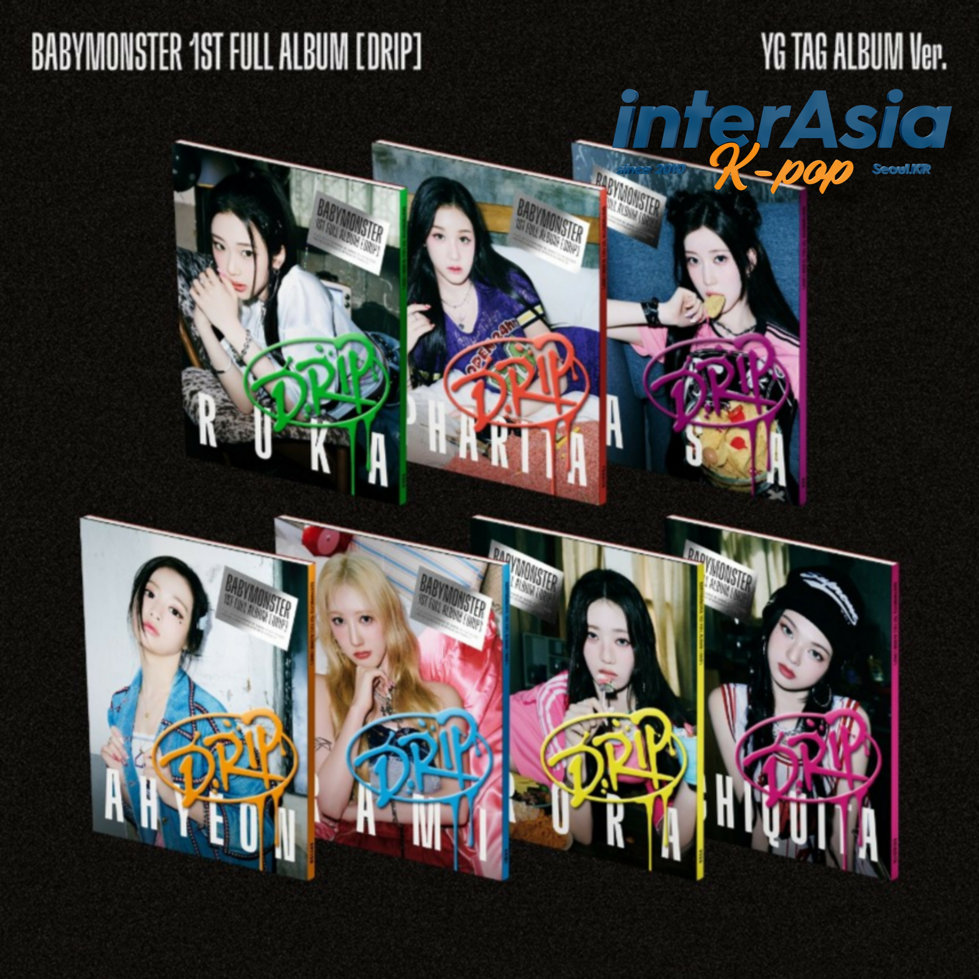 楽天市場】BABYMONSTER ベイビーモンスター DRIP / 1st FULL ALBUM (YG