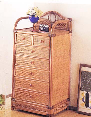 楽天市場】Romantic Rattan 籐チェストW754 65×35×90 ラタン家具 収納