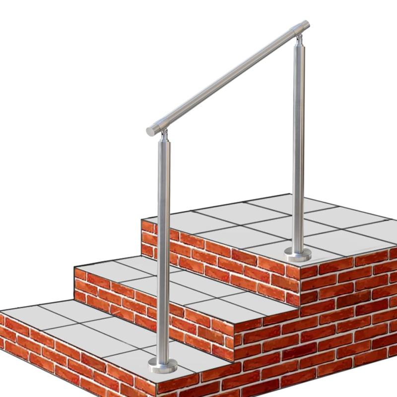 楽天市場】 60x85cm 屋外 階段 手すり 304ステンレス製 手摺り DIY