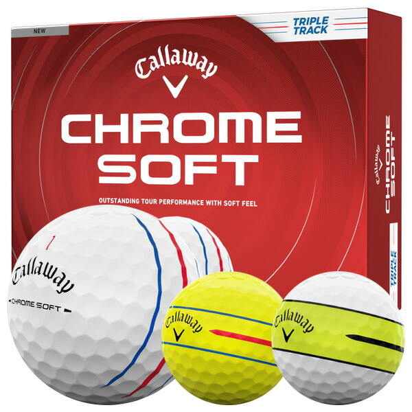 楽天市場】【日本仕様】キャロウェイ クロムソフト X ゴルフボール