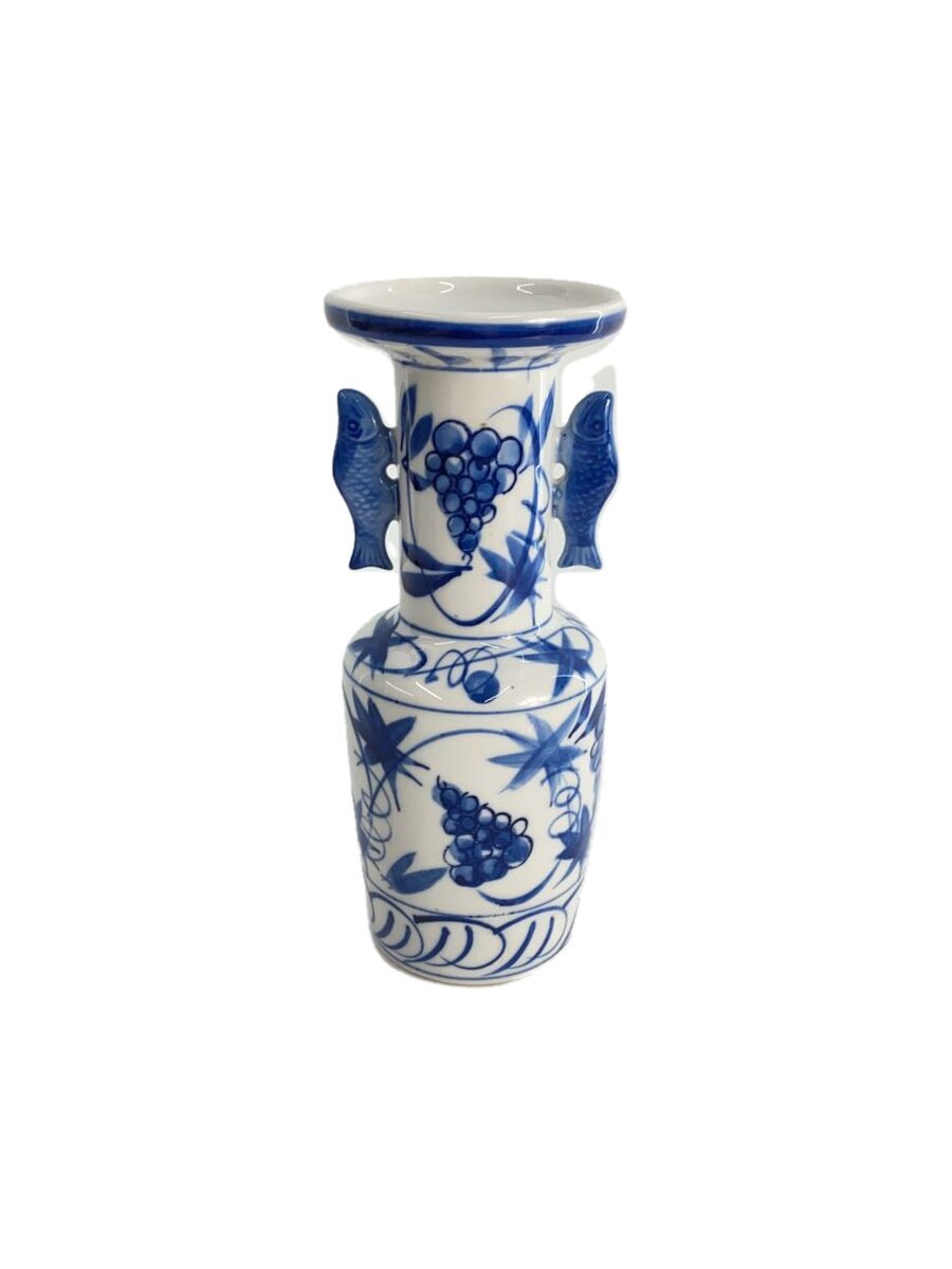 楽天市場】【中古】深川製磁 花瓶 金彩瑠璃牡丹 宮内庁御用達 有田焼