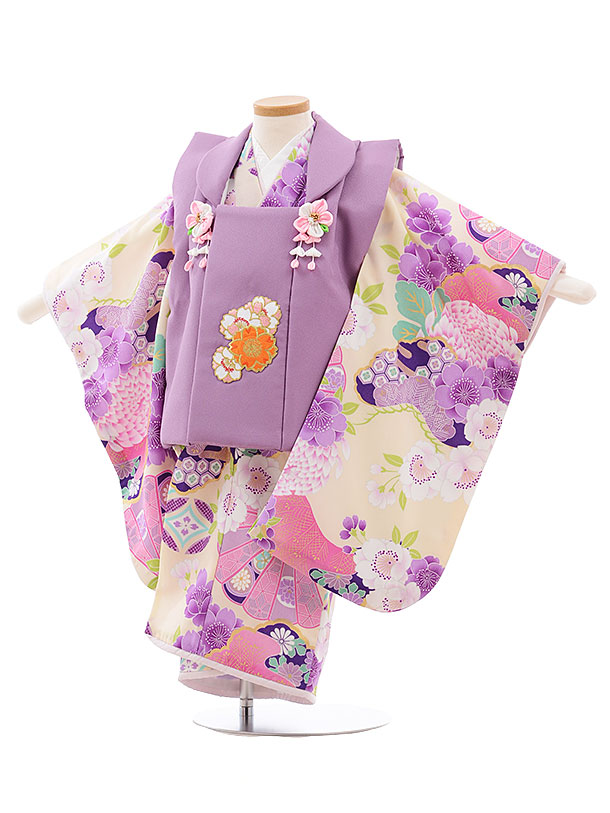 楽天市場】七五三 着物 レンタル 3歳 女の子 被布 セット 3歳の着物