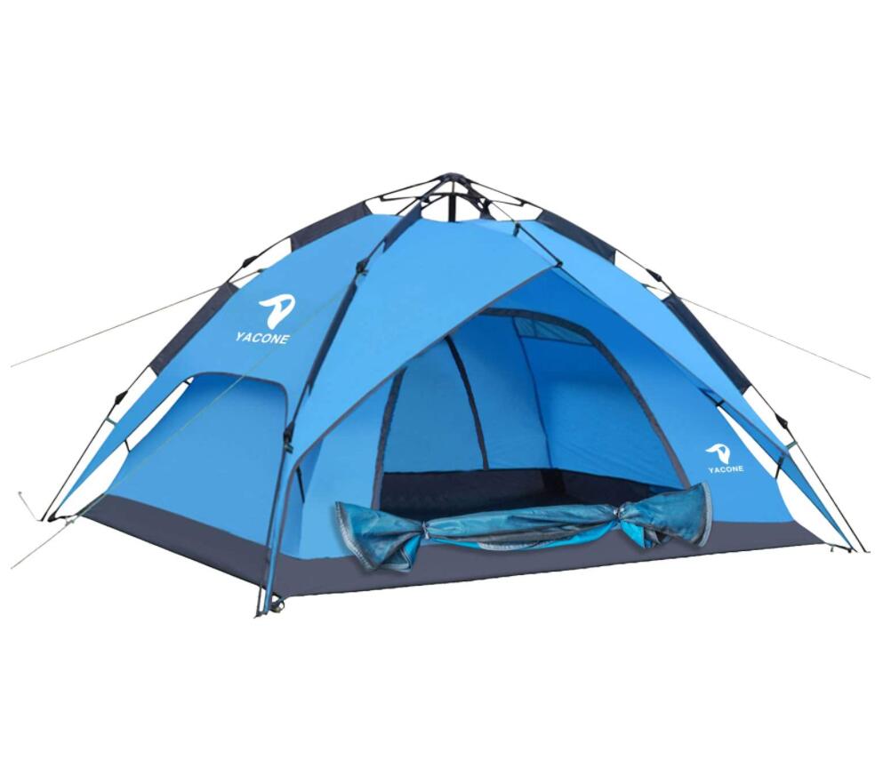 楽天市場】YACONE テント ワンタッチテント 2WAY テント 3〜4人用 設営