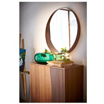 NEW】IKEAイケアSTOCKHOLM ストックホルムミラー, ウォールナット材