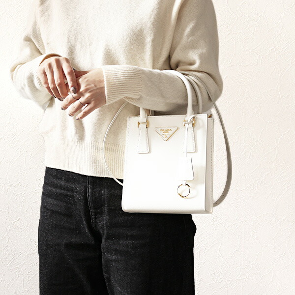 楽天市場】PRADA プラダ Small Saffiano Leather Hand Bag