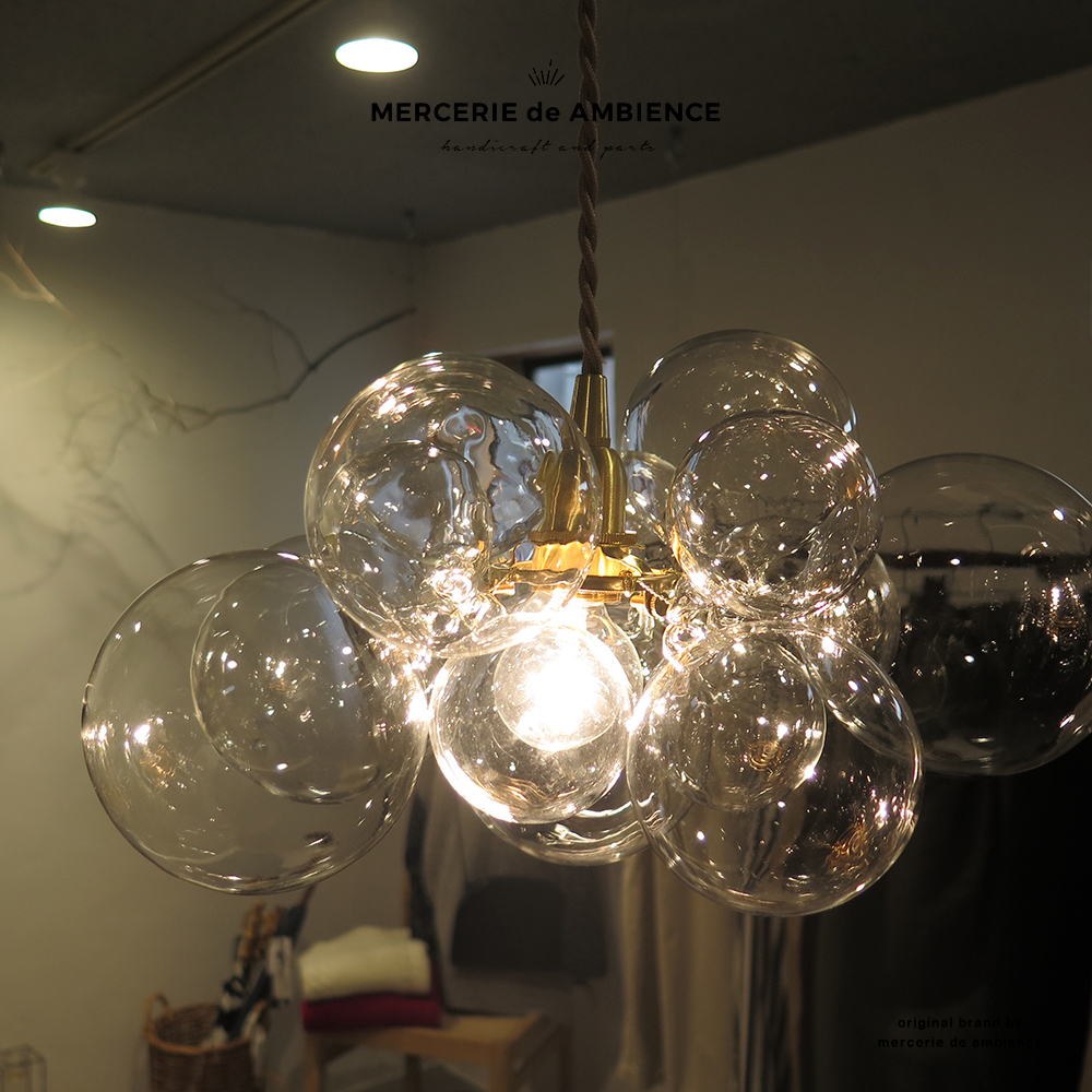 楽天市場】【10%OFFクーポン配付中】大サイズ バブルガラスペンダント