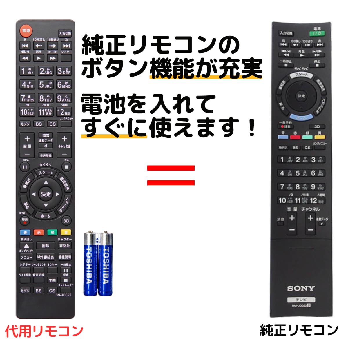 楽天市場】ソニー ブラビア テレビ リモコン RMT-TX102J KJ-32W700C KJ