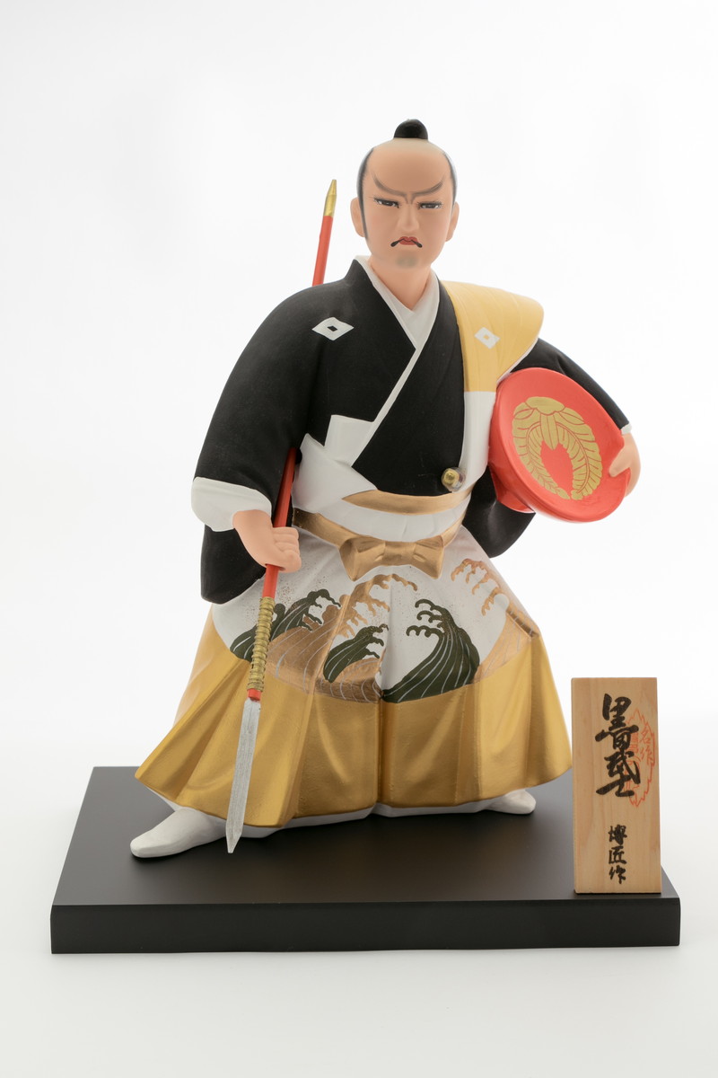 楽天市場】久月作 博多人形 黒田武士（大） 〈日本人形 はかたにんぎょ