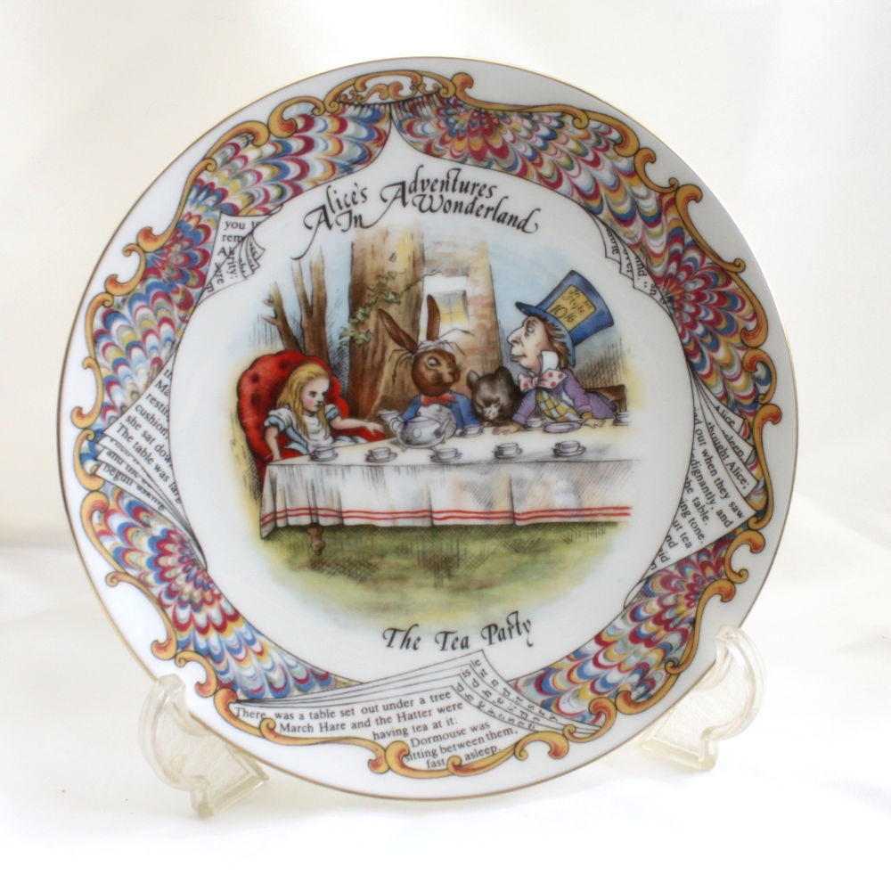 楽天市場】不思議の国のアリスの絵皿 アリスとトランプの庭師 アリス